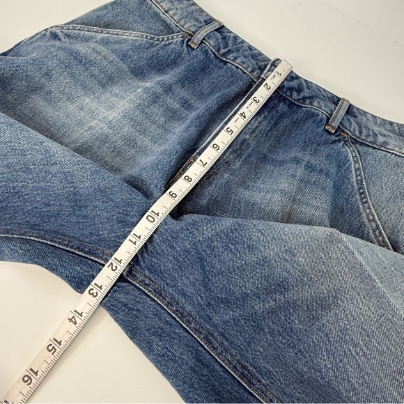 Ba&sh Vecchi Faded Wide Leg Jeans Women’s 8 US Mid Rise Light Wash Boho - Picture 15 of 17